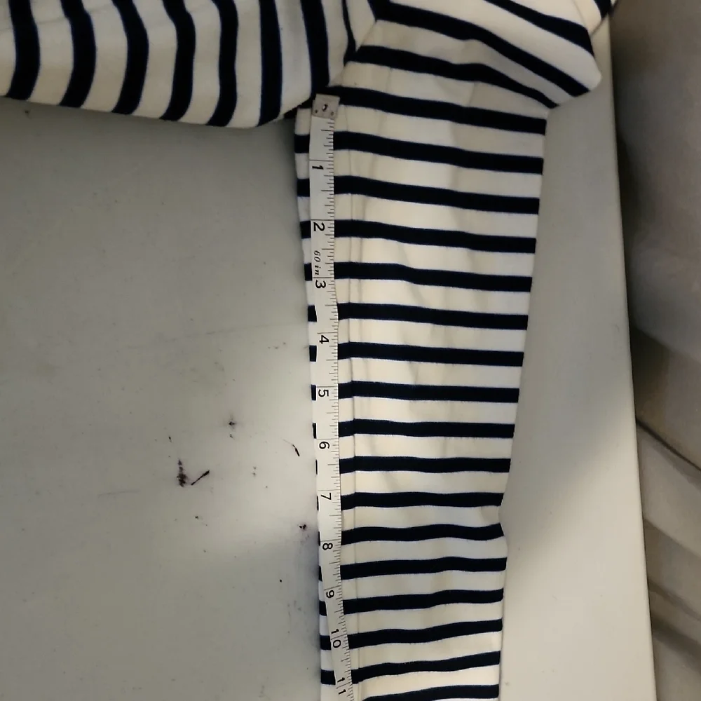 Kate Spade Trendy, Like New Navy and White Striped Dress In Size 8